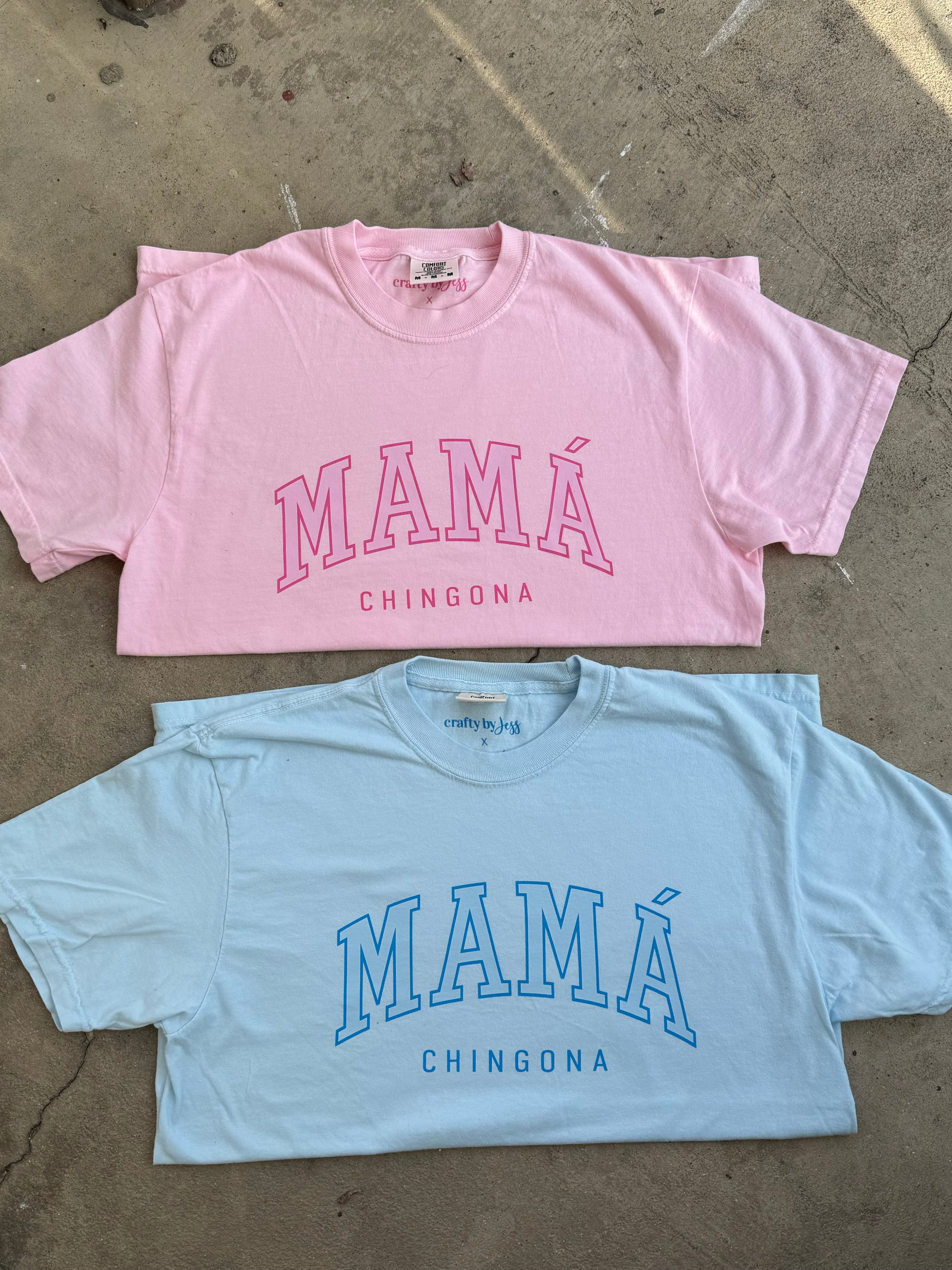 Blue Mama chingona Tee