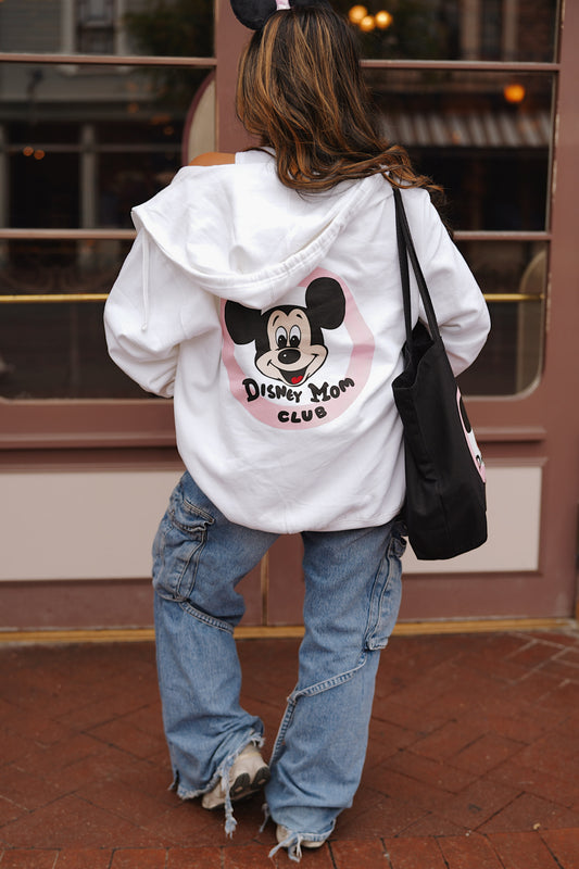 Kristin Zip up sweater Disney Mom Club