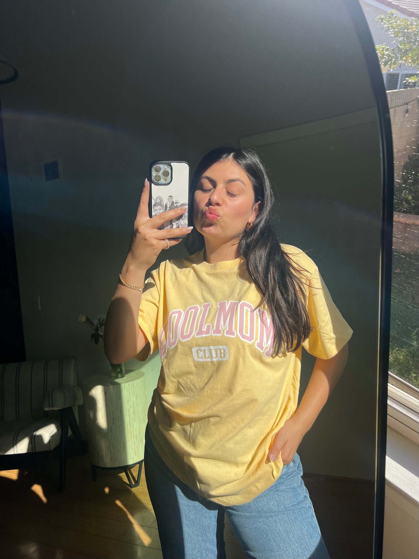 Yellow COOL MOM TEE