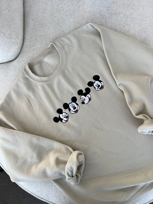 4 JUST MOUSE CREWNECK TAN