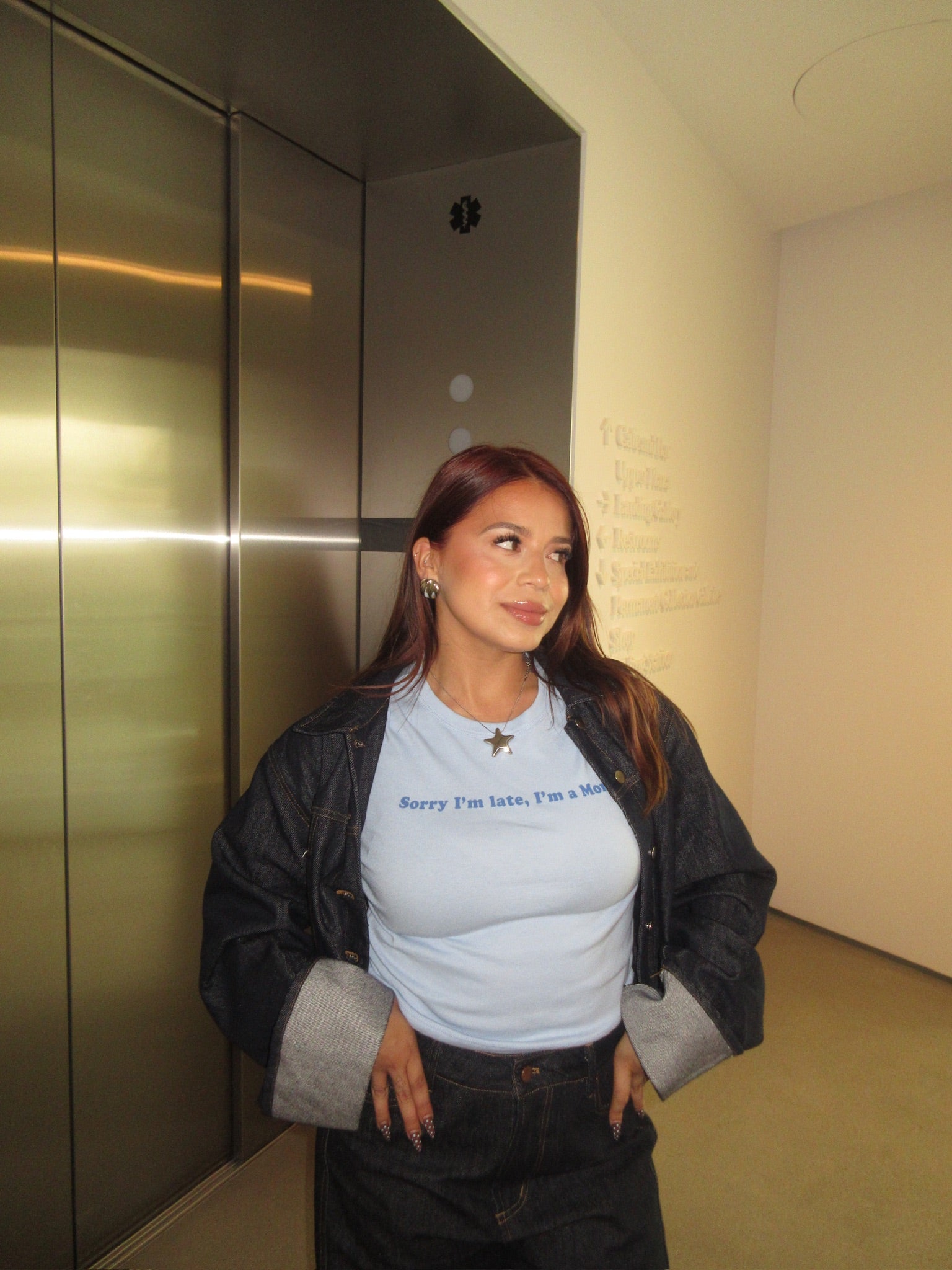 Baby Tee Sorry I’m late, I’m a Mom