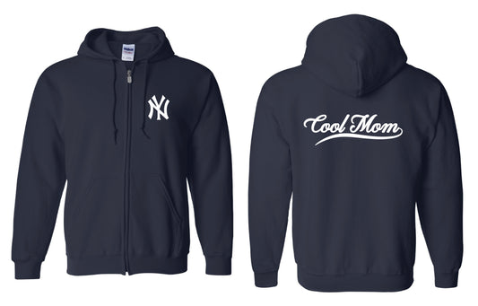 NY ZIP UP COOL MOM